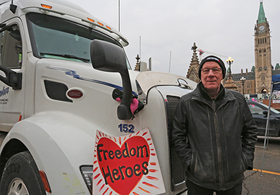 Ottawa Truck Protest : February 2022 : Personal Photo Projects : Photos : Richard Moore : Photographer